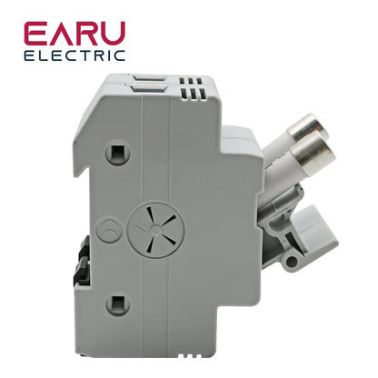 Din Rail Solar PV DC Fuse Holders with Indicator Light suitable for 10*38mm DC PV Fuse Link for Solar Photovoltaic System Pro by 54 Energy - Renewable Energy Store