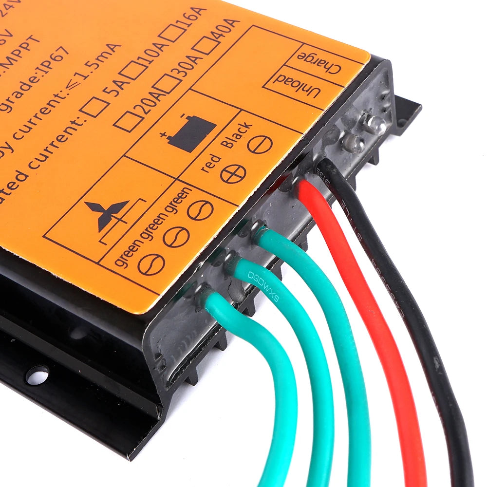 Efficient 10000W DC 48V IP67 Waterproof MPPT Charge Controller Wind Turbines Generator Battery Charge Controller Regulator by 54 Energy - Renewable Energy Store