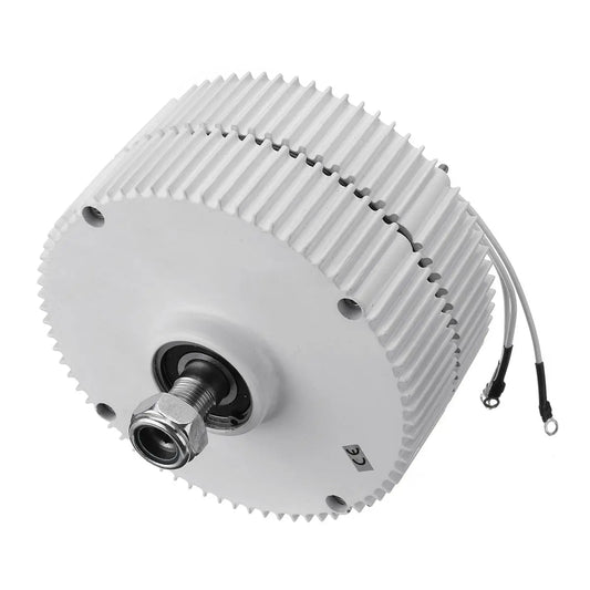 Emergency Generator 12V 24V 48V 300W~600W 3 Phase Gearless Permanent Magnet AC Alternators For Wind Water Turbine Diesel Engine by 54 Energy - Renewable Energy Store