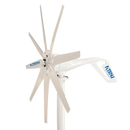 FLTXNY 1000W 12V 24V 48V 8 Blades Free Energy For Home 1KW Wind Turbine Generator With Controller by 54 Energy - Renewable Energy Store