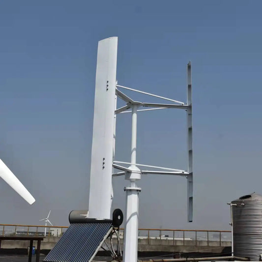 FLTXNY 5KW-10KW Vertical 250 RPM Wind Generator 96V 120V 220V 380V 3 Phase 50HZ 3 Blades No Noise Home Use Wind Turbine by 54 Energy - Renewable Energy Store
