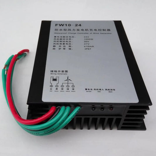 FLTXNY Controller For Wind Turbine Charger 12V 24V AUTO Waterproof Regulator Of Windmill Generator Auto Brake Wind System by 54 Energy - Renewable Energy Store