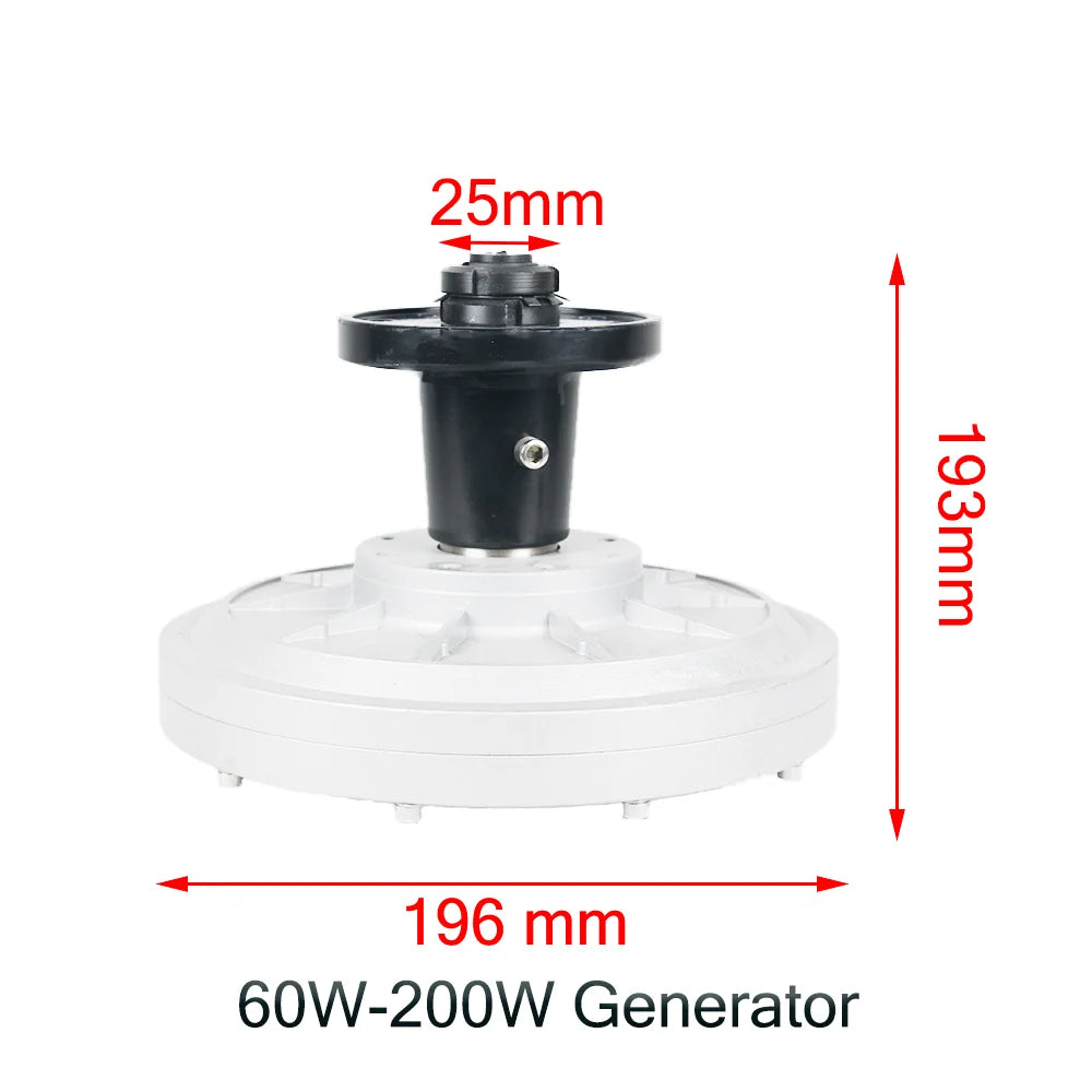FLTXNY 100rpm 300Rpm 48V 96V 220V DC Generator Permanent Magnet Alternator Coreless Maglev DIY l Wind Turbine by 54 Energy - Renewable Energy Store