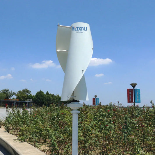 FLTXNY Power Roof Mounted 2000W 96V 48V Vertical Axis Wind Turbine Windmill With Meglev Generator For LED Street Light by 54 Energy - Renewable Energy Store
