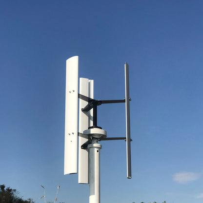 FLTXNY Roof Mounted Windmill 600W 1000W 48V Vertical Axis Wind Turbine Generator With Optional Controller by 54 Energy - Renewable Energy Store