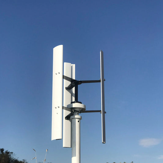 FLTXNY Roof Mounted Windmill 600W 1000W 48V Vertical Axis Wind Turbine Generator With Optional Controller by 54 Energy - Renewable Energy Store