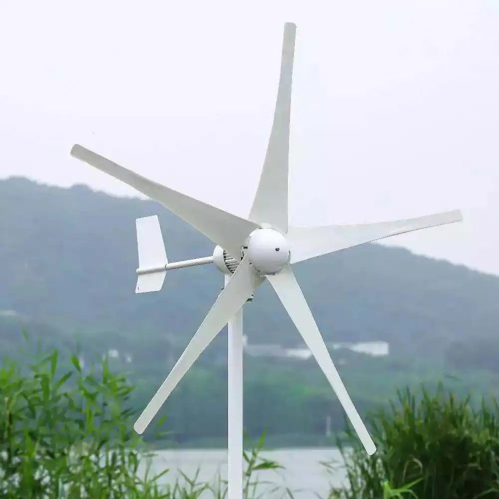 FLYT 1500w 12v 24v 48V Wind Turbine 3 Blades 5 Blades With Controller Horizontal Wind Generator For Home by 54 Energy - Renewable Energy Store