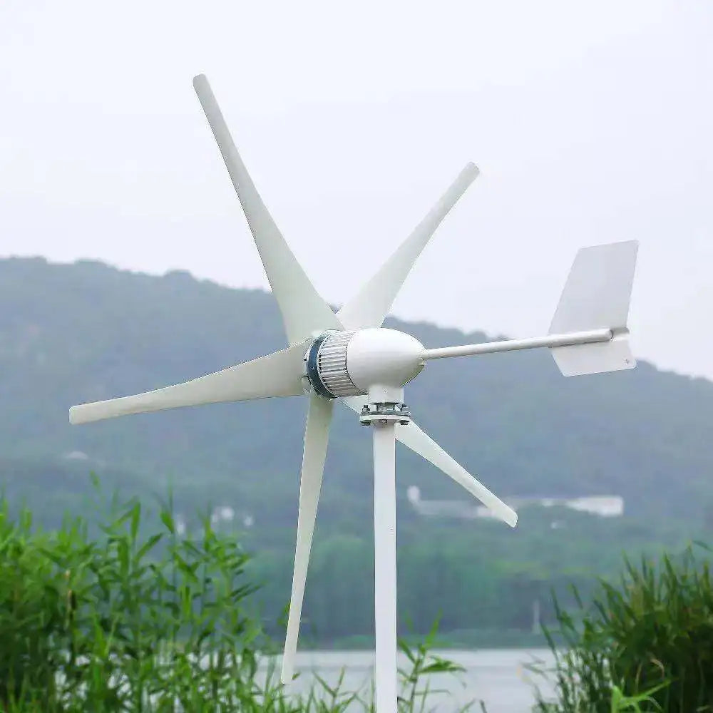 FLYT 1500w 12v 24v 48V Wind Turbine 3 Blades 5 Blades With Controller Horizontal Wind Generator For Home by 54 Energy - Renewable Energy Store