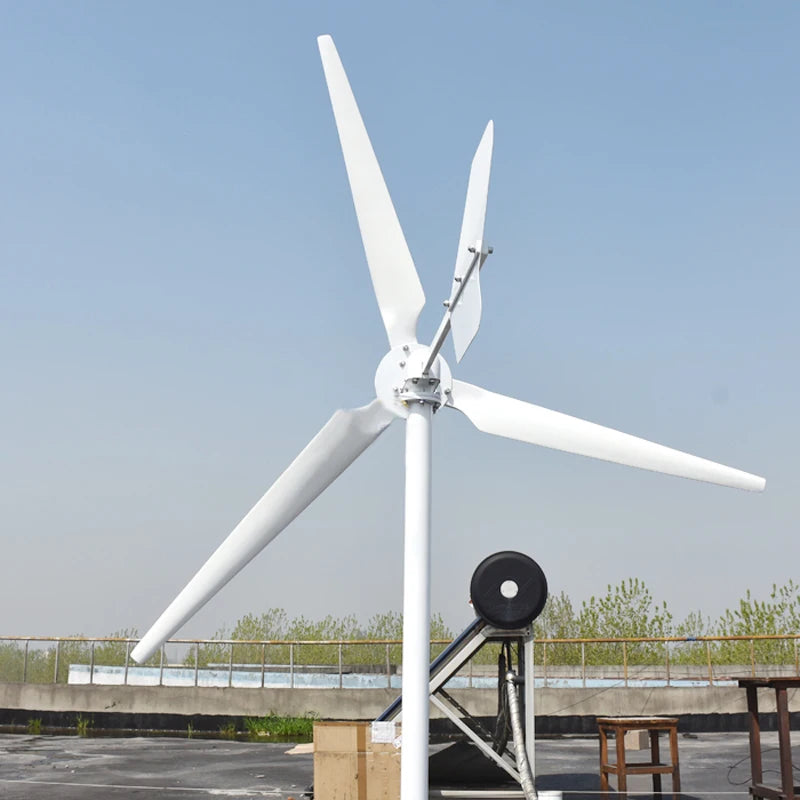 FLYT 3KW Wind Turbine Low RPM Horizontal Wind Generator 3000W 48V 96V 220V Windmill for Home and Wind Energy Engineering by 54 Energy - Renewable Energy Store