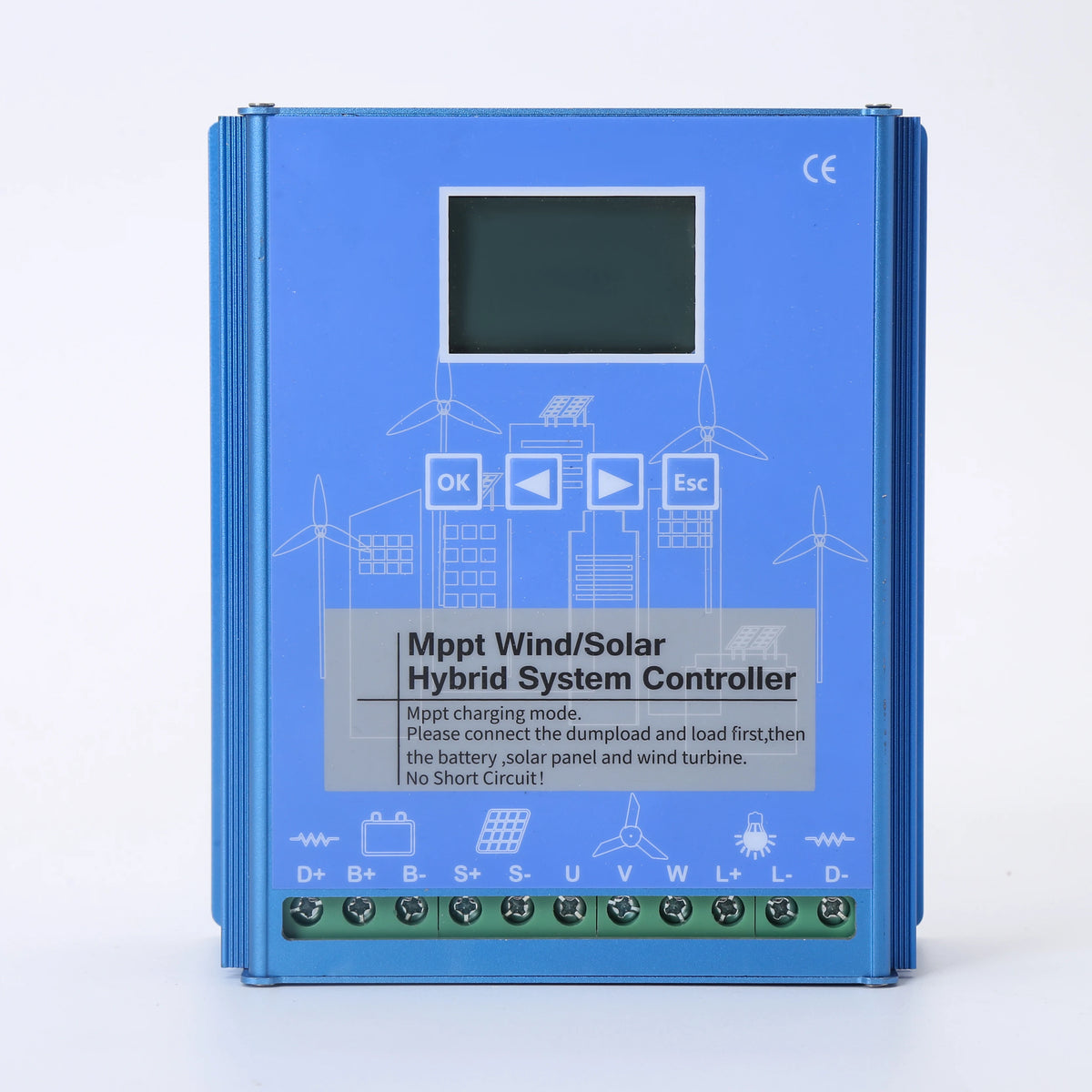 FLYT Solar Wind Hybrid System Charge Controller 600W 800W 1000W 12V/24V Auto High Efficiency Regulator For Home Use by 54 Energy - Renewable Energy Store