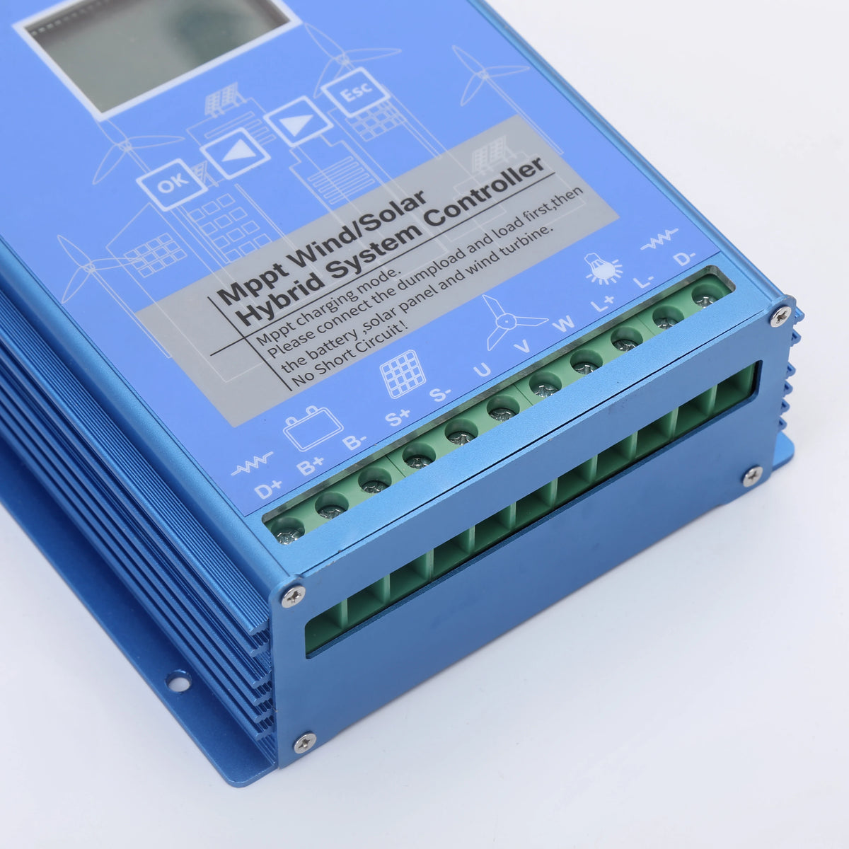 FLYT Solar Wind Hybrid System Charge Controller 600W 800W 1000W 12V/24V Auto High Efficiency Regulator For Home Use by 54 Energy - Renewable Energy Store