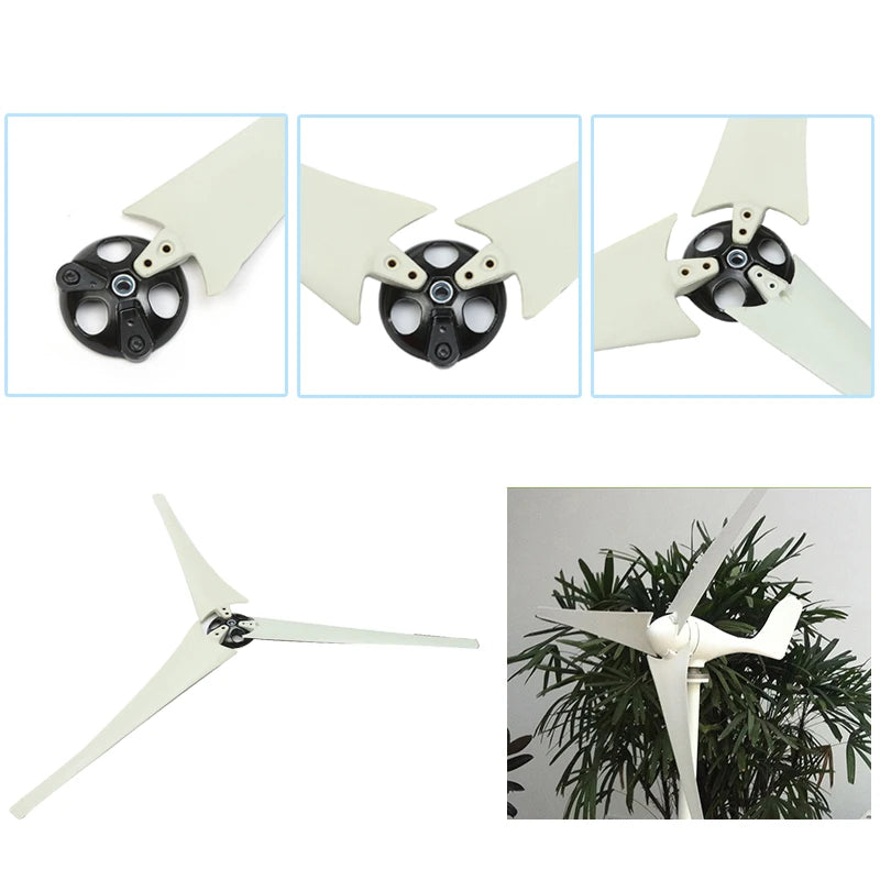 Factory Nylon Fiber Blades For Horizontal Wind Turbine 550mm 600mm 650mm 750mm 800mm 900mm Wind Generator Accessories DIY Blades by 54 Energy - Renewable Energy Store