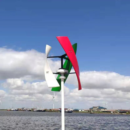 Factory Outlet 2KW New Energy Windmill Vertical Axis Permanent Maglev Wind Turbine Generator 48V 96V 120V 220V For Home Use by 54 Energy - Renewable Energy Store