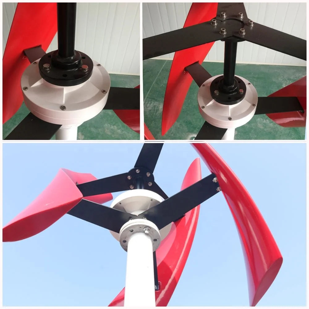 Factory Outlet 2KW New Energy Windmill Vertical Axis Permanent Maglev Wind Turbine Generator 48V 96V 120V 220V For Home Use by 54 Energy - Renewable Energy Store