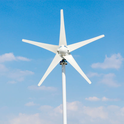 Factory Selling Horizontal Start 1.3m/s New 5000W12V 24V 48V Wind Turbine With 5 Blades And MPPT Controller For Home Use by 54 Energy - Renewable Energy Store