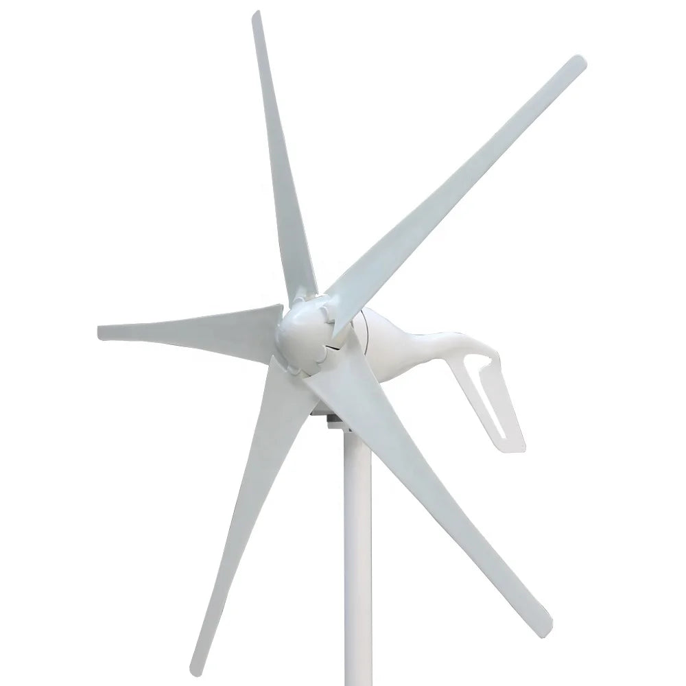 Factory Selling Horizontal Start 1.3m/s New 5000W12V 24V 48V Wind Turbine With 5 Blades And MPPT Controller For Home Use by 54 Energy - Renewable Energy Store