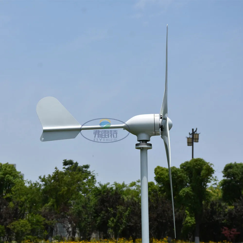 Free Energy 10000W 12V 24V 48V Volt Horizontal Wind Turbines Wind Generator Power Windmill With MPPT Controller by 54 Energy - Renewable Energy Store