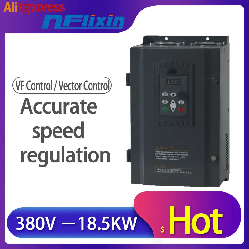 For Middle East 380V 15kw 18.5kw 22kw 30HP 3-phase input 3-phase output universal frequency inverter VFD