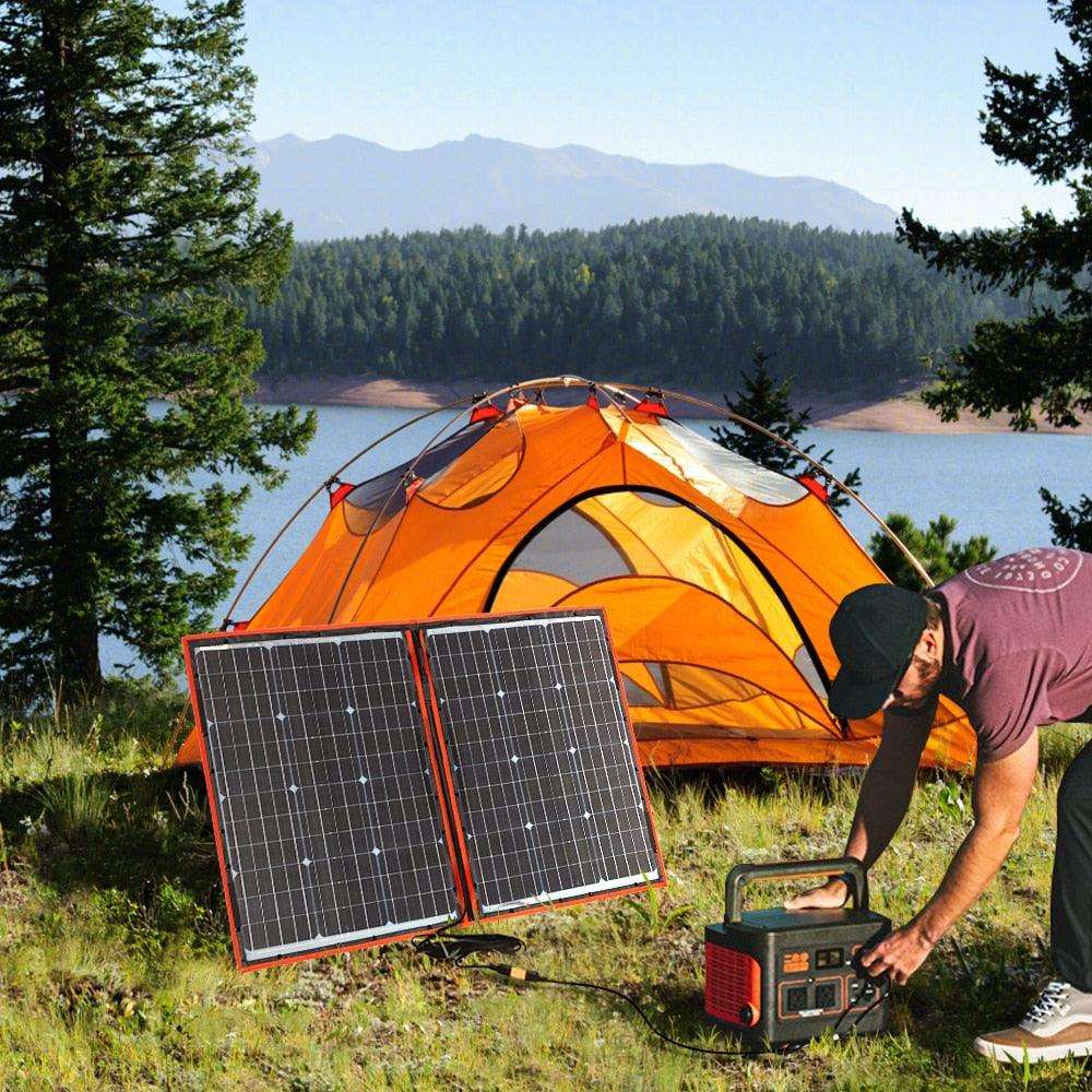 Solar Panel 100W (50Wx2pcs) Flexible Mono Travel RV High Quality - 54 Energy - Renewable Energy Store