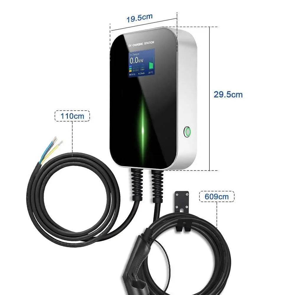 EV Charger (Eletric Car Charger) EVSE Wallbox Charging Station with Cable for Audi / Mercedes-Benz/ Smart Car - 54 Energy - Renewable Energy Store