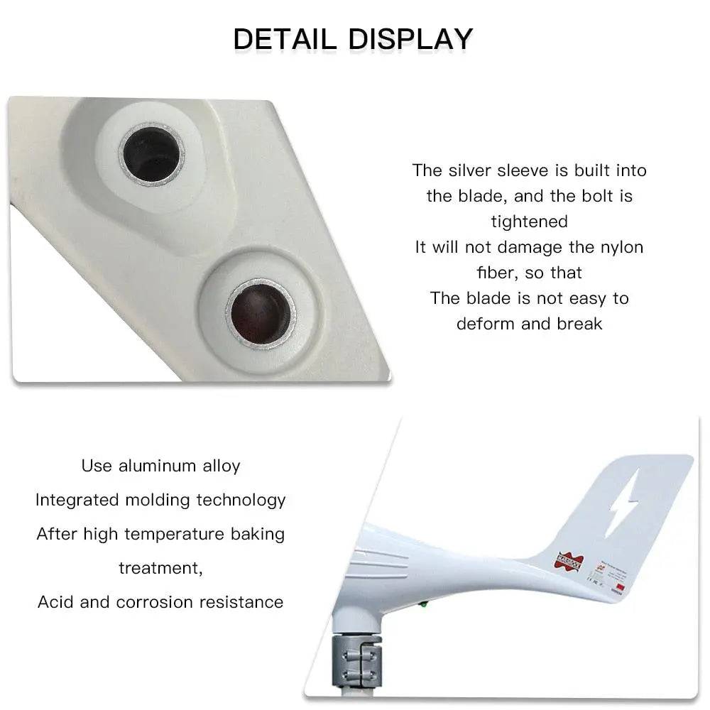Wind Turbine Generator 600W 12/24V LED Light MPPT Charge Controller - 54 Energy - Renewable Energy Store