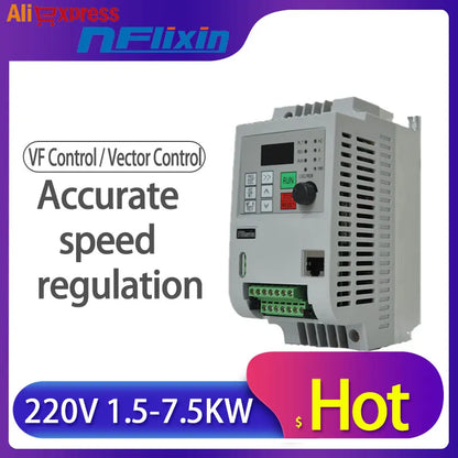 SAKO SKI780 220V 0.75KW/1.5KW/2.2KW 1HP Mini VFD Variable Frequency Drive Converter for Motor Speed Control Frequency Inverter