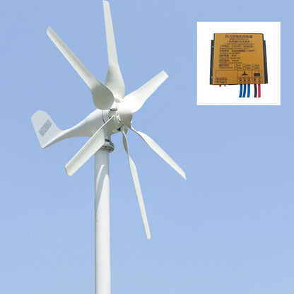 Small Wind Turbine Generator Fit for Home Lights Windmill 800W With Controller Gift All Sets With 5 Years Warranty