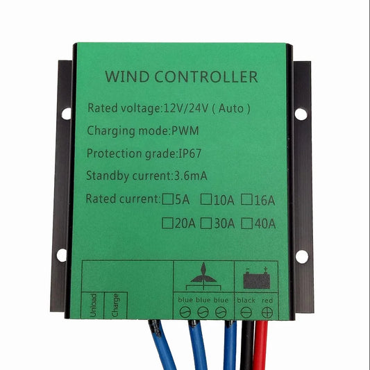 FLTXNY Wind turbine Charge Controller 12v 24vAUTO LOW WIND SPEED VOLTAGE BOOST CONTROLLER for Streetlight