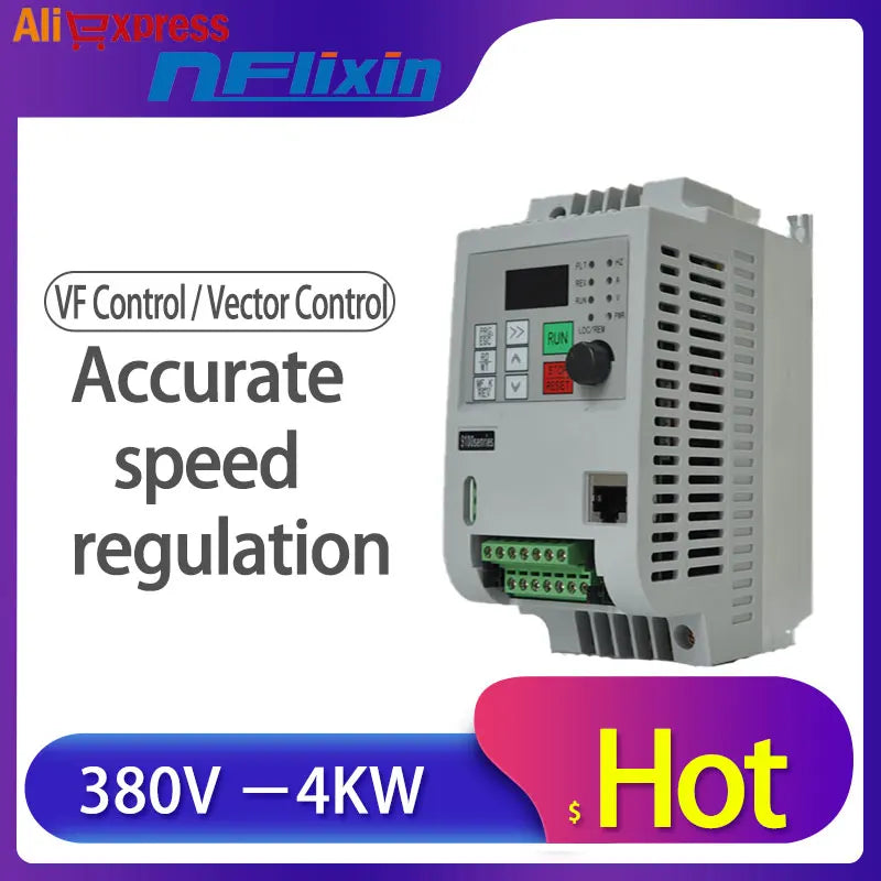 For Rauassian ! 380V 4KW VFD High Performance Variable Frequency Converter Inverter for Motor Speed