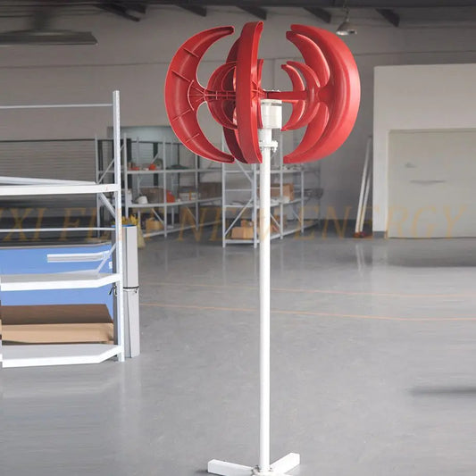 Hot Selling!Cheap Vertical Wind Turbine Permanent Magnet Generator Three Phase 800W 12V24V Vertical Axis Windmill