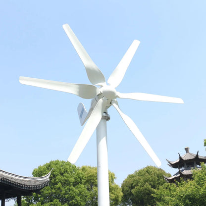 800W Wind Turbines for Home Use 12V 24V 48V Small Wind Turbine 0.8kw Generators Household 6 Blades by 54 Energy - Renewable Energy Store