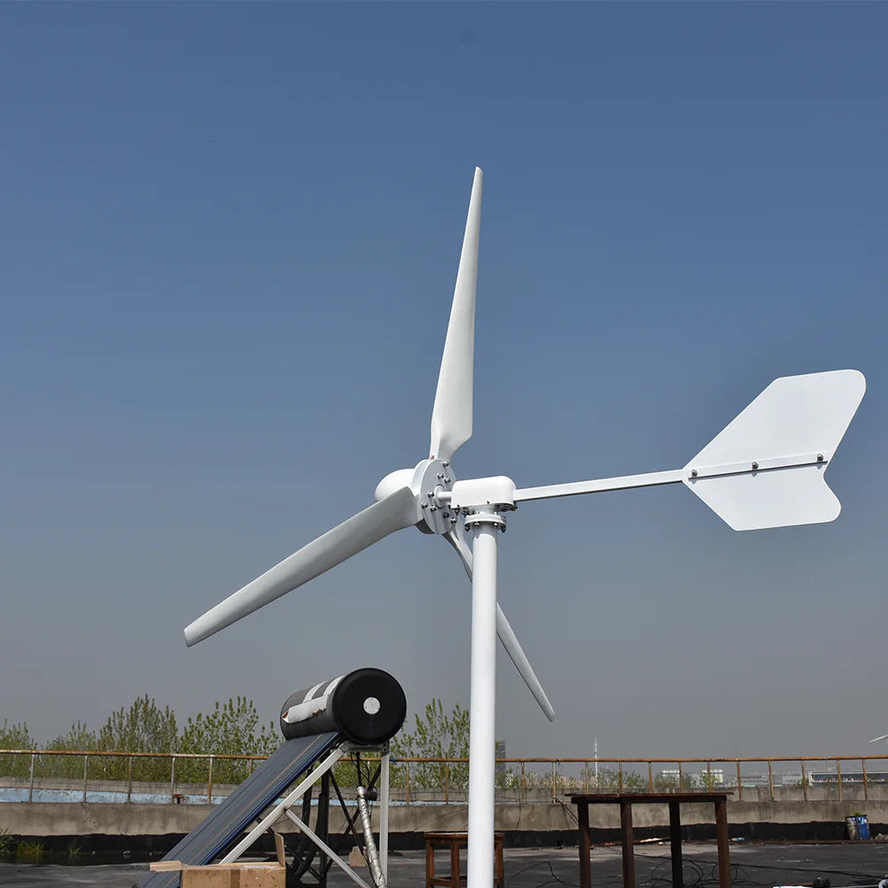 Wind Turbine Energy Windmill 15KW 220V 380V 600V Horizontal Generator Low RPM For Farm Home Boat Use - 54 Energy - Renewable Energy Store