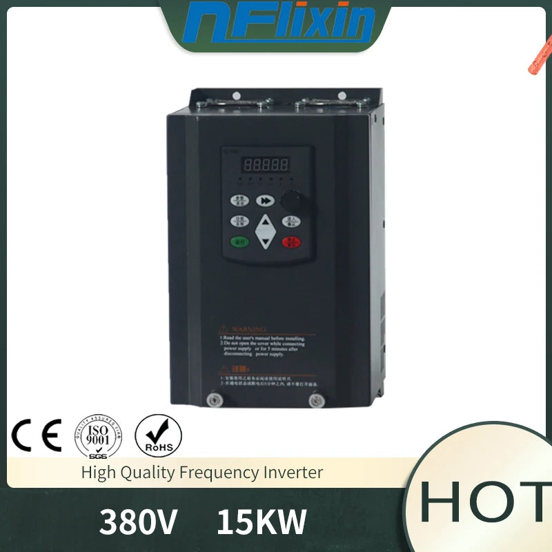 15KW/20HP 3 Phase 380V/32A Frequency Inverter vector control 15KW Frequency inverter/ Vfd 15KW