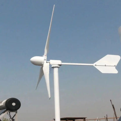 High Efficient 3KW New Energy Windmill Low Rpm Hybrid Horizontal Wind Turbine Generator 96v 120v 220v For Home Use