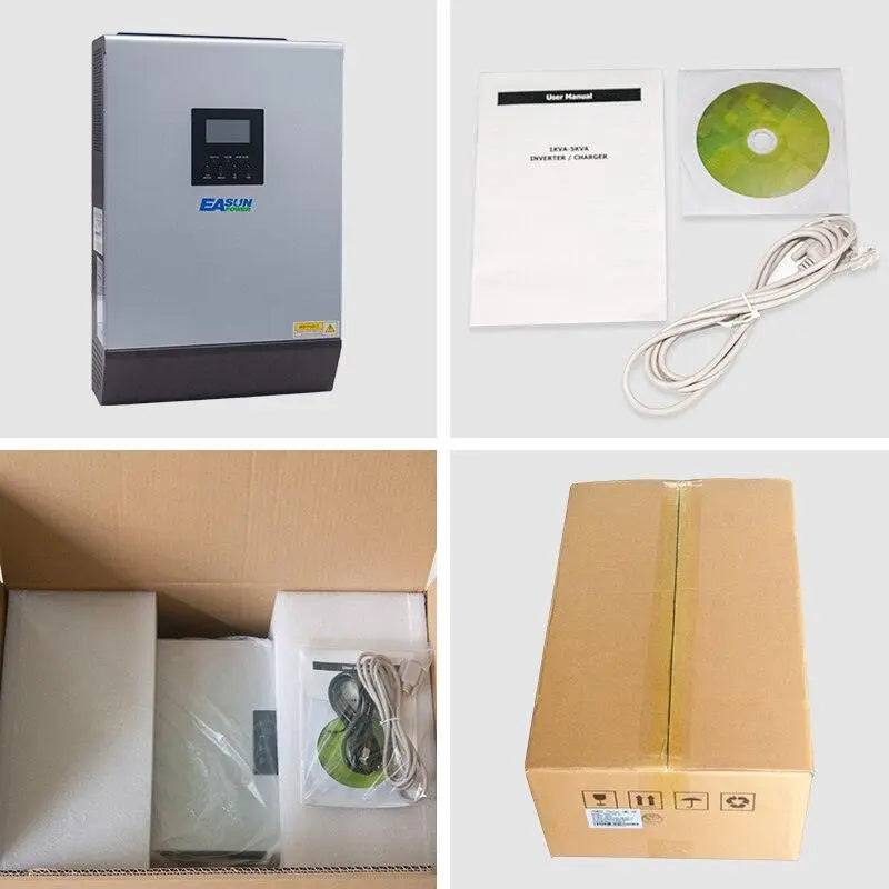 Solar Inverter 5KVA  4000W Pure Sine Wave  48V 230V Hybrid Inverter Built-in 60A MPPT off-Grid  Solar Controller Battery Charger - 54 Energy - Renewable Energy Store