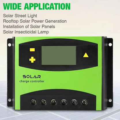 Solar Charge Regulators 50A 60A PWM Solar PV Charger Controller  12V 24V  Dual USB  Battery Automatic Identification LCD Display - 54 Energy - Renewable Energy Store