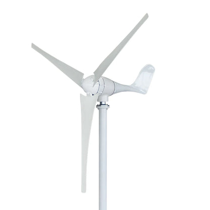 Factory Outlet 10KW New Energy Horizontal Wind Turbine Generator 12v 24v 48V 3/5 Blades Windmill Free MPPT Controller