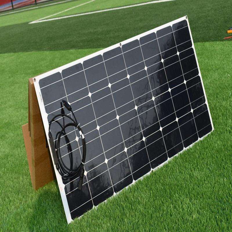 Solar Panel 200w 100w ETFE PET 100W Flexible Solar Panel For 12V Battery Charger Monocrystalline Cell - 54 Energy - Renewable Energy Store