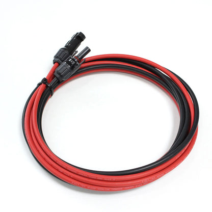 Solar Panel PV cable Rated Black and Red 2.5mm2 4mm2 Solar Cable  Solar waterproof Connector - 54 Energy - Renewable Energy Store