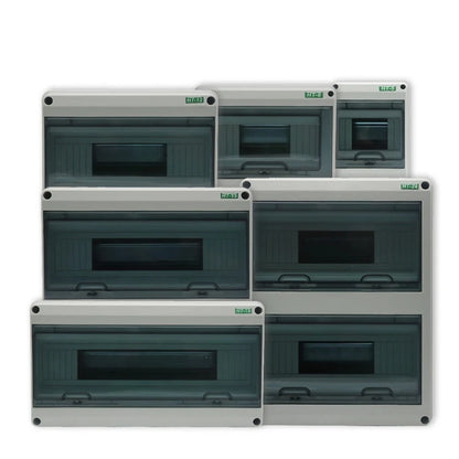 HT-5/8/12/15/18/24 Plastic Waterproof Distribution Box Panel Installation Distribution Box Outdoor Waterproof Junction Box IP65 by 54 Energy - Renewable Energy Store