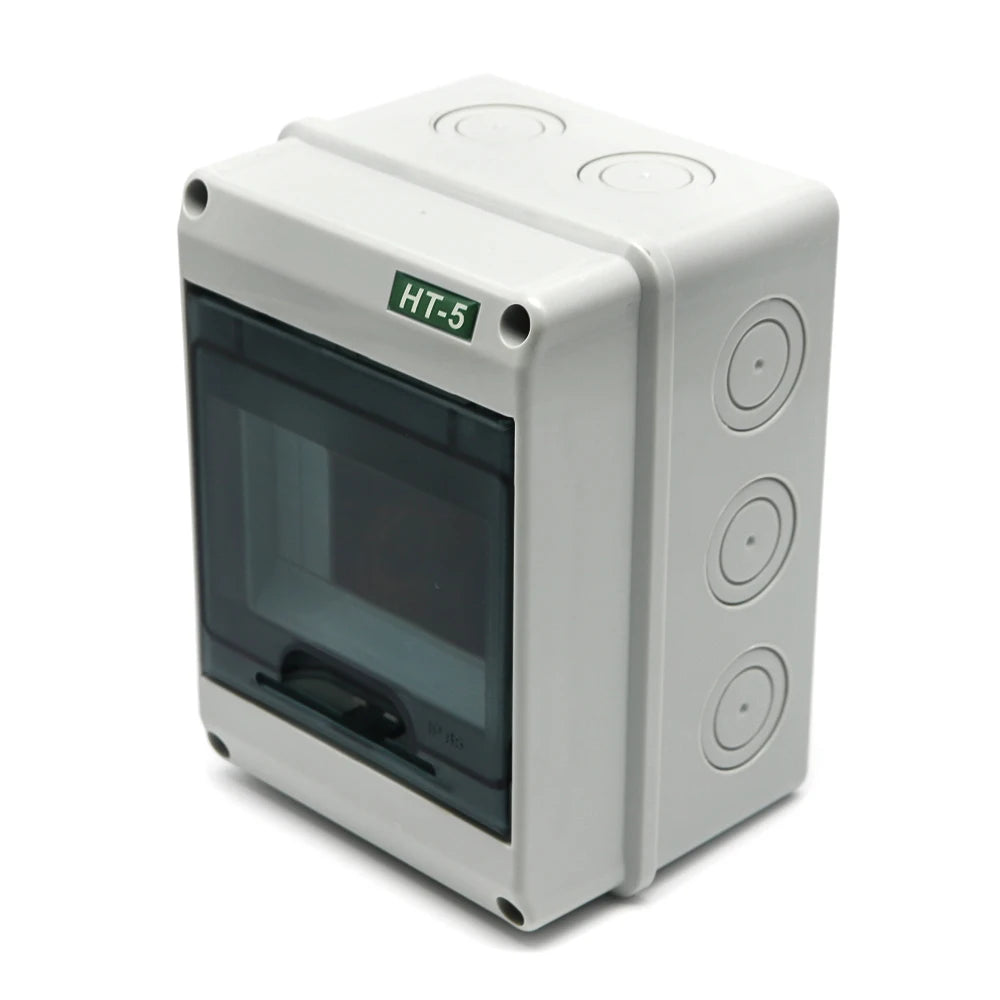 HT-5/8/12/15/18/24 Plastic Waterproof Distribution Box Panel Installation Distribution Box Outdoor Waterproof Junction Box IP65 by 54 Energy - Renewable Energy Store