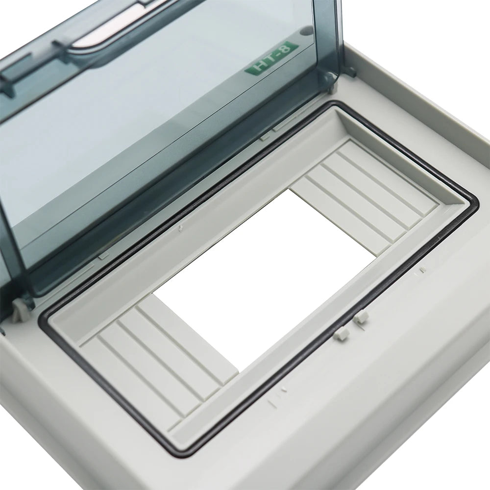 HT-5/8/12/15/18/24 Plastic Waterproof Distribution Box Panel Installation Distribution Box Outdoor Waterproof Junction Box IP65 by 54 Energy - Renewable Energy Store
