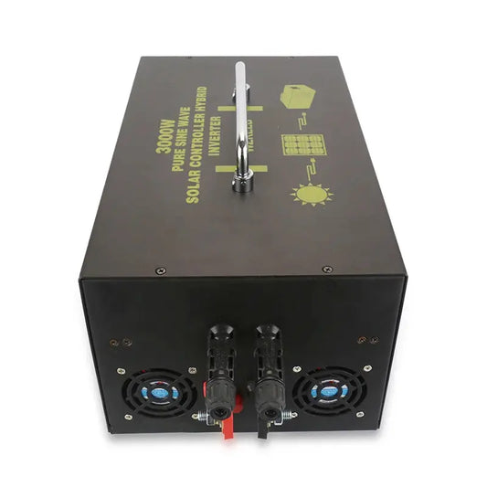 Pure Sine Wave Solar Inverter 3000W 12V/24V/48V DC to 120V/220V/230V/240V DC/AC Converter Hybrid Inverter 30A Charger Controller - 54 Energy - Renewable Energy Store