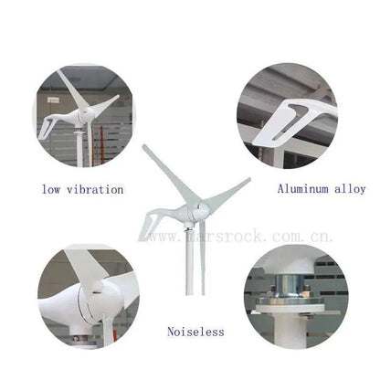 Wind Turbine Generator 400/600W small windmill 12/24V dc  charge controller - 54 Energy - Renewable Energy Store