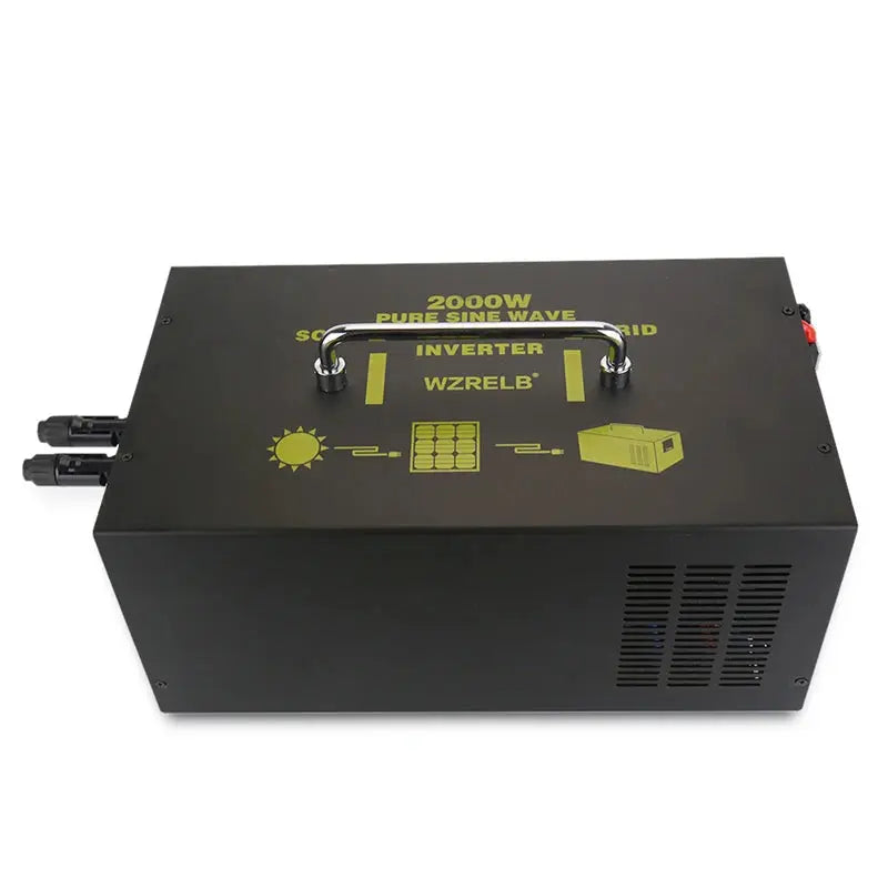 2000W Pure Sine Wave Hybrid Power Inverter 24V DC to 220V AC/DC Converter LCD Display 24V/48V to 120V/230V/240V 30A Controller - 54 Energy - Renewable Energy Store