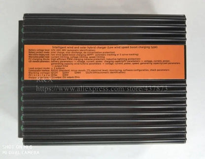 Charge Controller for Wind Turbine Max 600W  and 300W Solar Panel Waterproof Battery Controller 24V/48V R&amp;X MPPT - 54 Energy - Renewable Energy Store