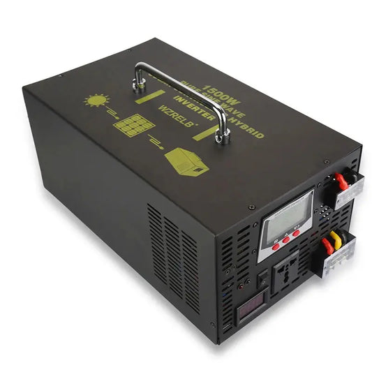 1500W Pure Sine Wave Hybrid Inverter 12V to 220V DC to DC/AC Solar Panel Power Inverter 24V/48V to 120V/230V/240V 30A Controller - 54 Energy - Renewable Energy Store
