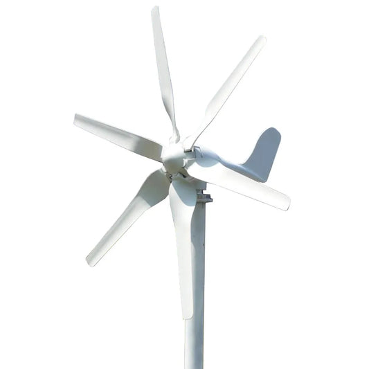 800W Wind Turbines for Home Use 12V 24V 48V Small Wind Turbine 0.8kw Generators Household 6 Blades by 54 Energy - Renewable Energy Store