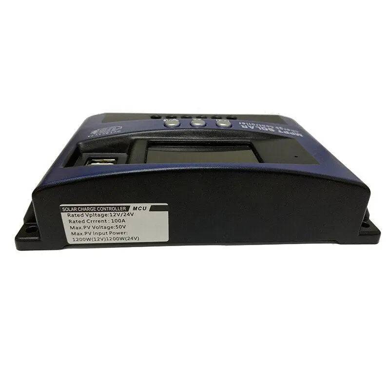 Solar  Charge Controller 100/60/50/40/30A Dual USB LCD Display 12/24V - 54 Energy - Renewable Energy Store