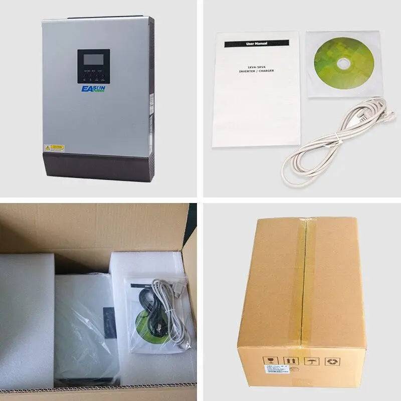 Solar Inverter 8000W 60A MPPT 10KVA Off Grid Inverter 48V 220V Pure Sine Wave Hybrid Inverter 60A Battery Charger - 54 Energy - Renewable Energy Store